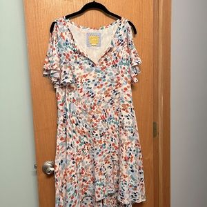 Anthropologie Maeve watercolor dress